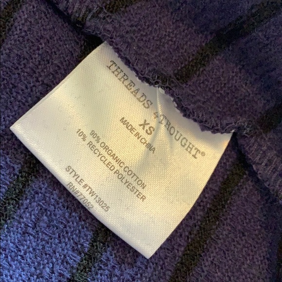 Threads 4 Thought Cardigan Malvina Midnight XS - Picture 9 of 10